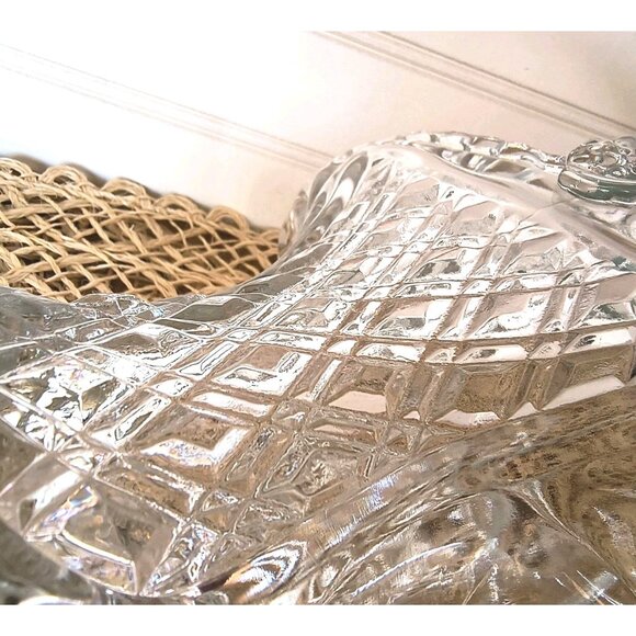 Vintage Princess House Basket, #530 Bride's Basket Lead Crystal Made in USA, EUC - Picture 4 of 10